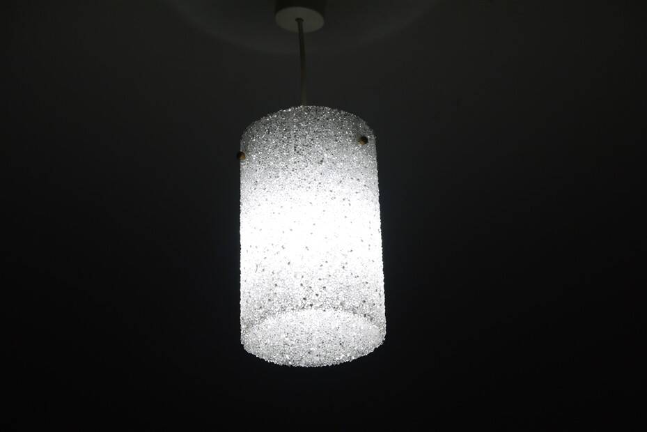 Vintage perspex pendant light 1960