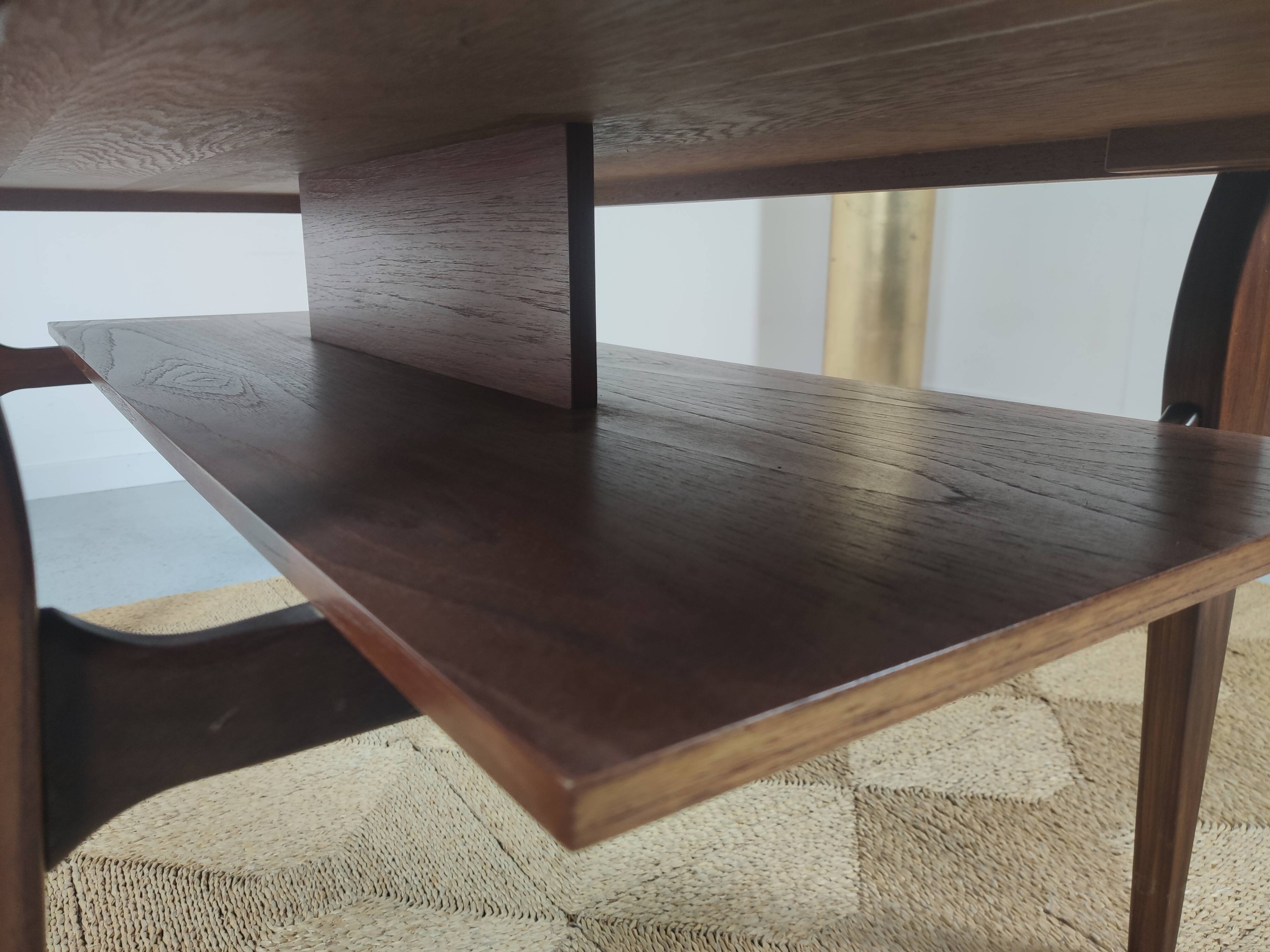 Scandinavian coffee table in teak, 1960s