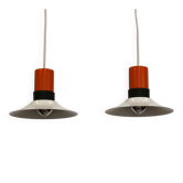 Une paire de lampes au design danois moderne des années 80 *** Danemark *** Scandinavie