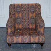 Multiyork Countryhouse Removable Fabric Armchair in the Howard Arm style