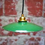 Industrial suspension in green enamelled sheet metal