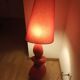 Lamp / luminaire retro 1970s style red