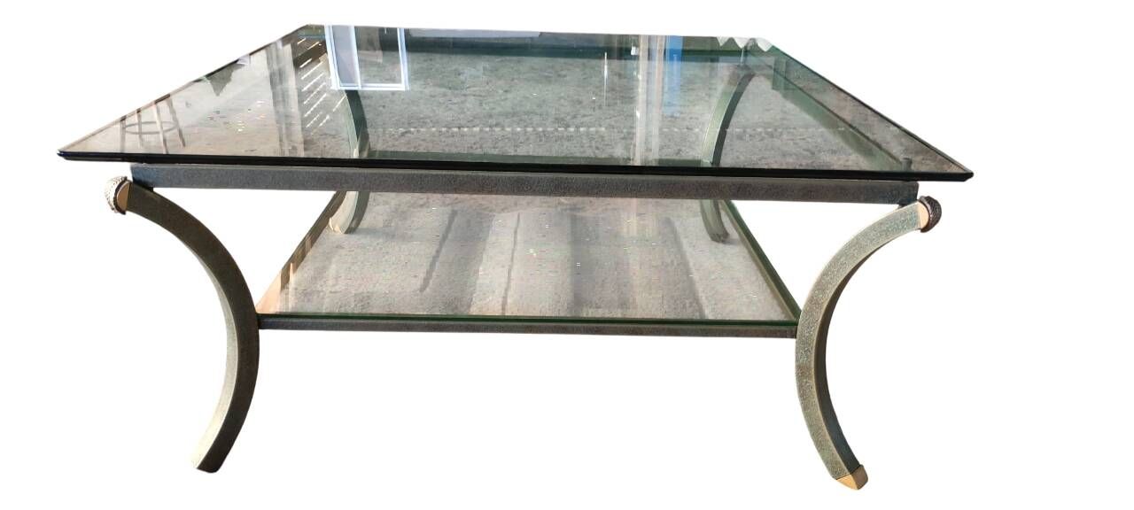 Vintage coffee table from the 1970s designed by Pierre Vandel. Very good condition.