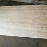 Travertine coffee table