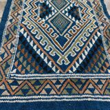 Tapis Bleu margoum qualité supérieure certifié
