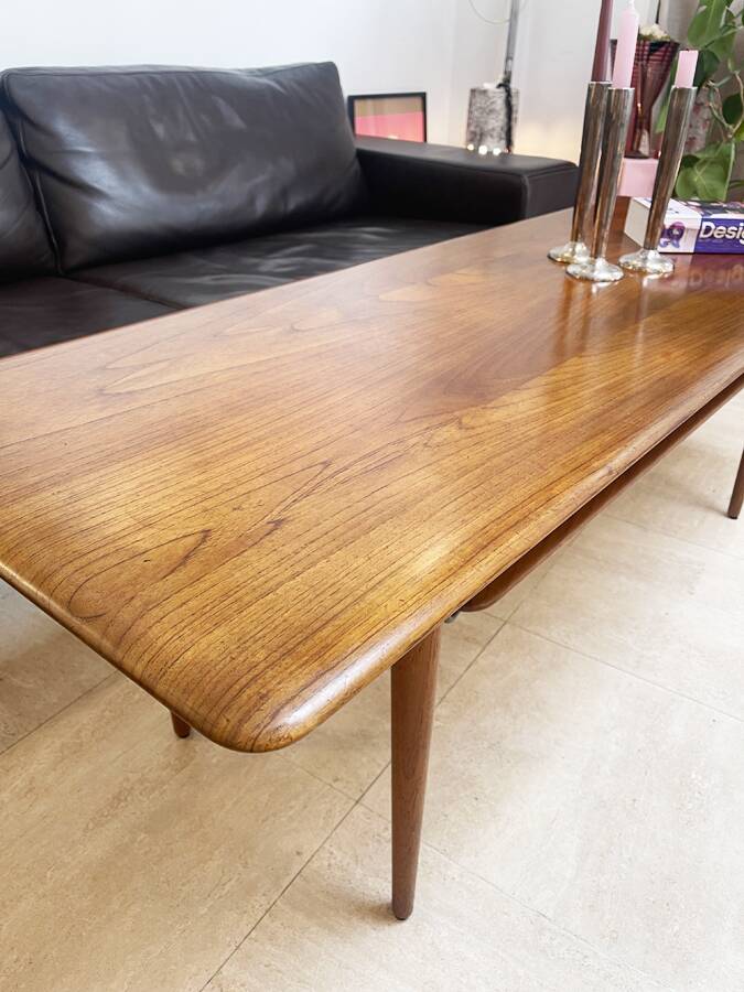 Teak coffee table Peter Hvidt & Orla Mølgaard – 1970s