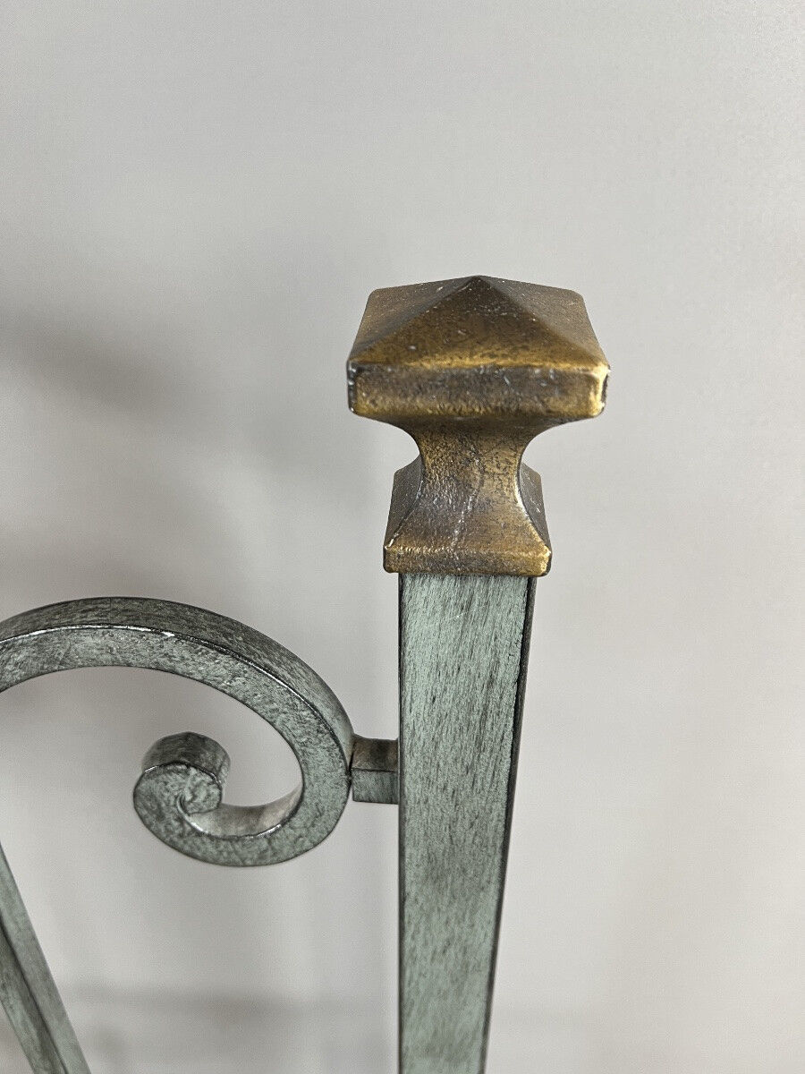 Lacquered metal bed, 20th century