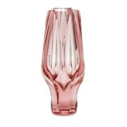 Art Deco vase, crystal, designed by J. Hoffmann, Moser, Czechoslovakia, 1950s