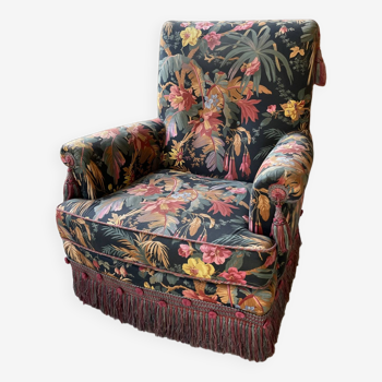 Jean Roche floral armchair