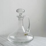 Carafe ancienne en verre soufflé à la bouche