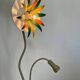 Lampadaire italien à tête de fleur vers 1970