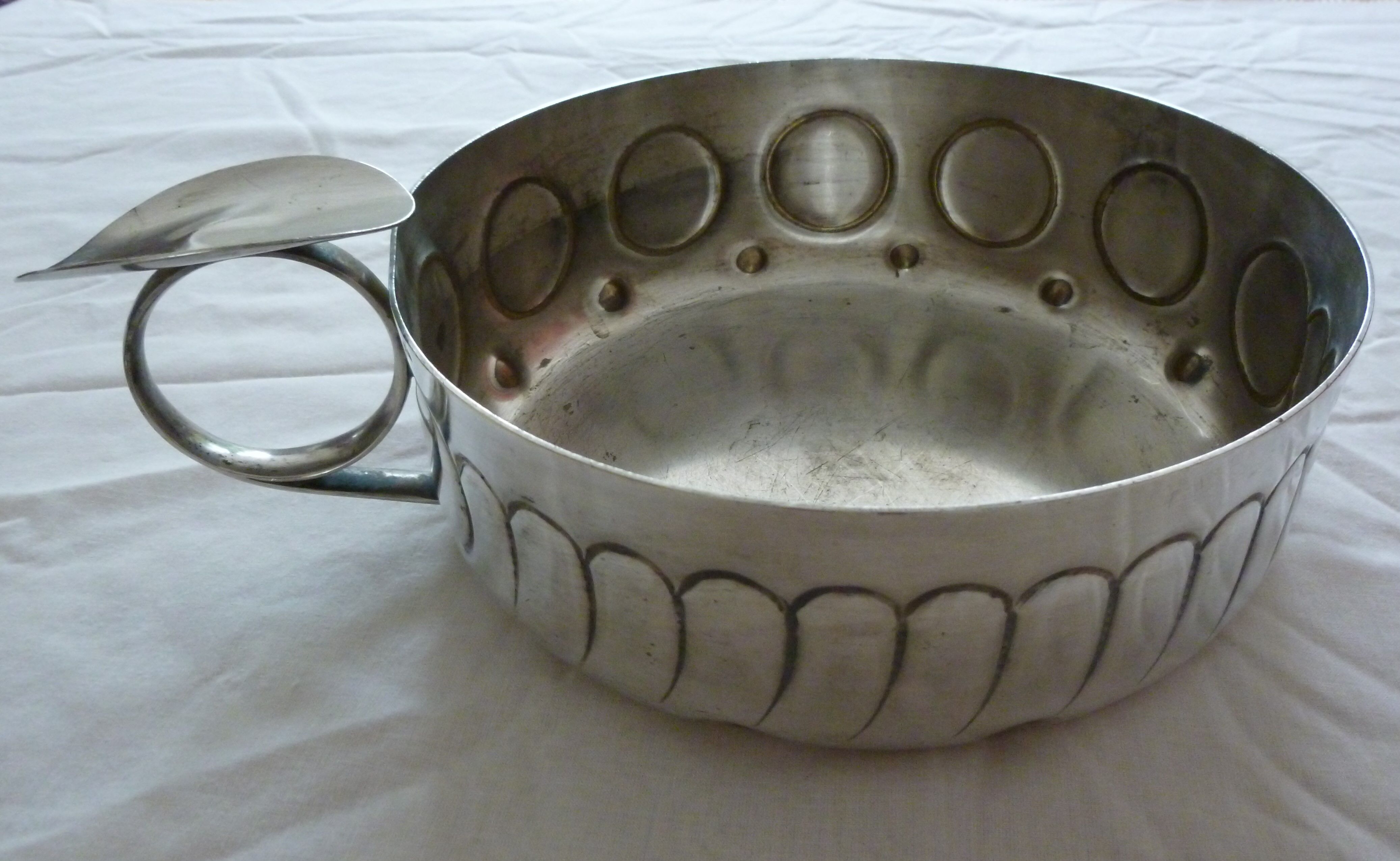 Burgundian Tastevin silver metal