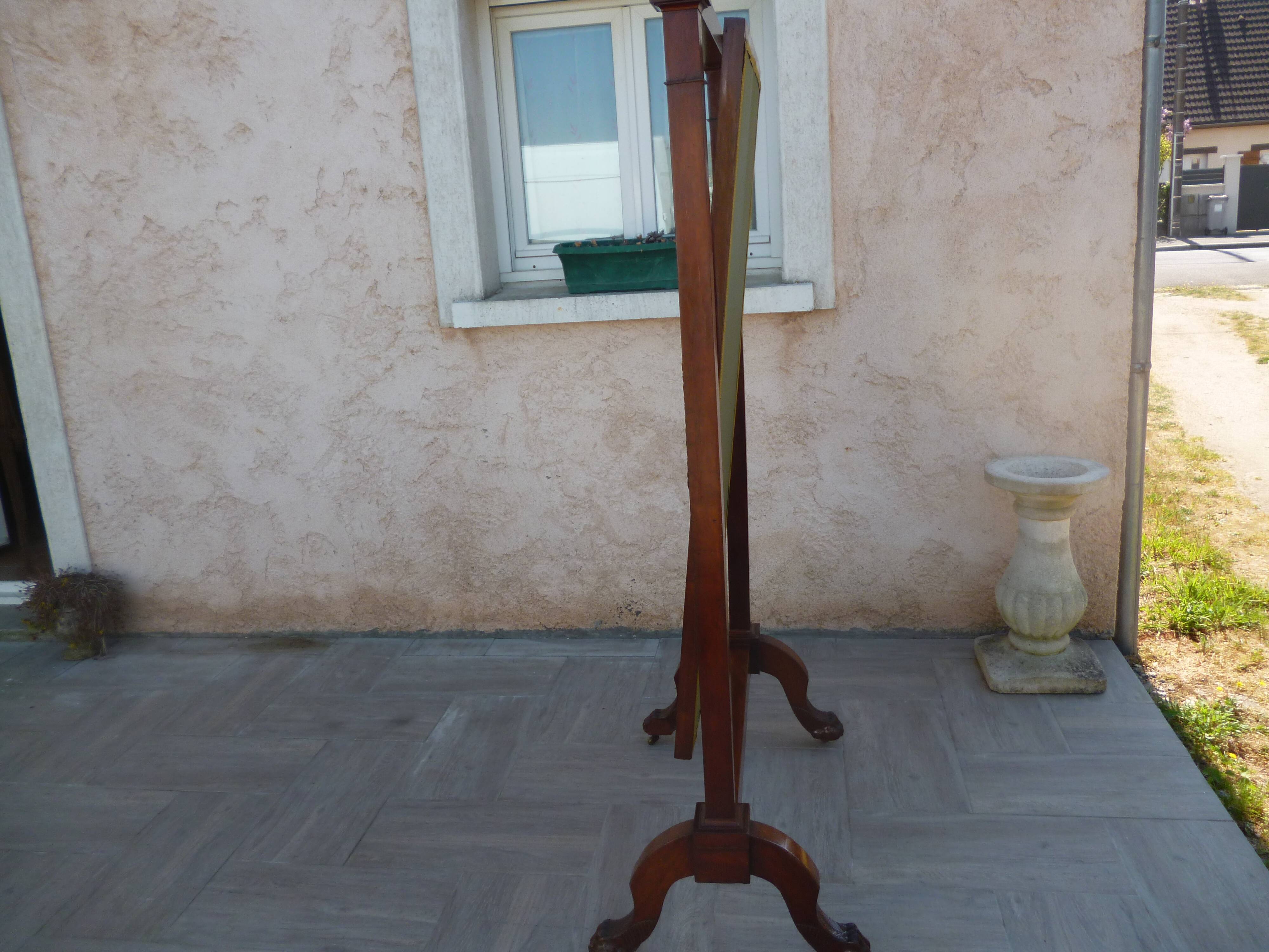 Miroir psyché empire  XIX