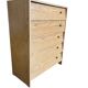 Vintage wooden shoe cabinet / drop-leaf furniture