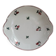 Plat de présentation en porcelaine motif fleurs