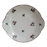 Flower pattern porcelain presentation dish
