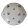 Plat de présentation en porcelaine motif fleurs