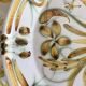 Hand-painted dessert plates Keraluc Quimper Brittany