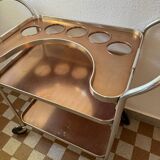 Kaymet copper and silver trolley from the 50s