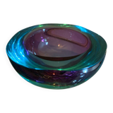 Murano purple turquoise pocket emptier