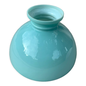Globe en opaline vert mint pour