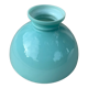Mint green opaline globe for lamp or vintage kerosene lamp