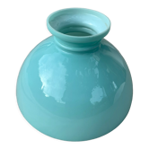Mint green opaline globe for lamp or vintage kerosene lamp