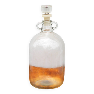 Lady Jeanne bottle, glass bottle with cap, carboy