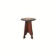 Antique oak stool, folk art