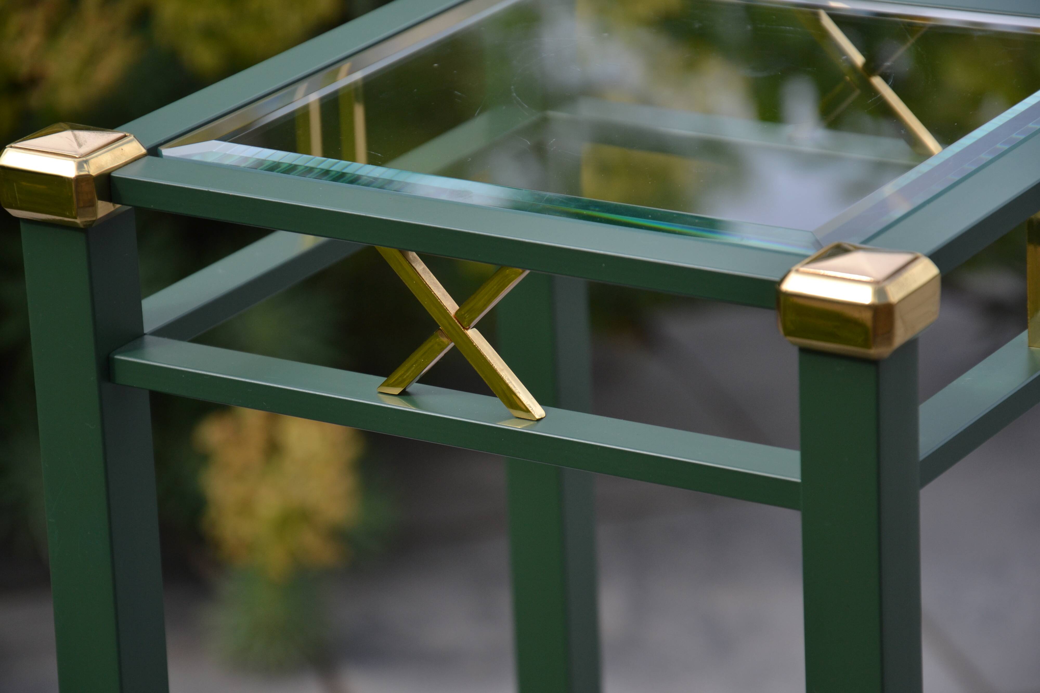 Metal and brass stand Fratelli Orsenigo