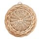 Round wicker platter or table centrepiece, 1970s