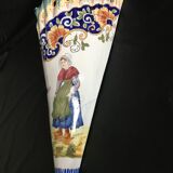 Desvres décor Rouen vase suspended