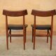Vintage Scandinavian teak and skai chair