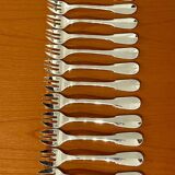 Christofle Cluny 12 oyster and shellfish forks