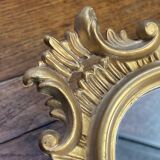 Baroque mirror in resin