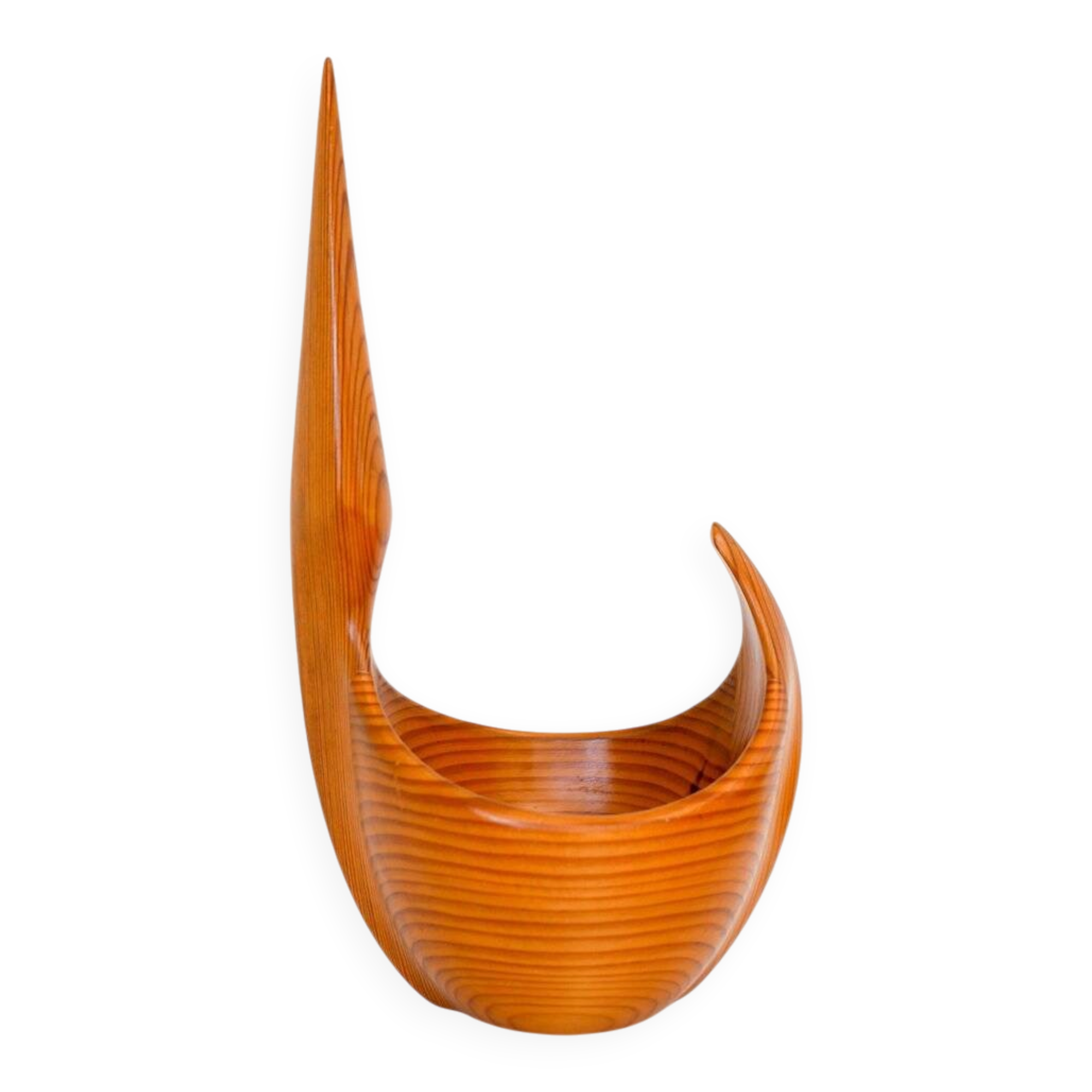 Vintage Swedish wooden bowl by Johnny Mattsson, 1959