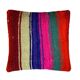 Vintage turkish kilim cushion cover , 40 x 40 cm