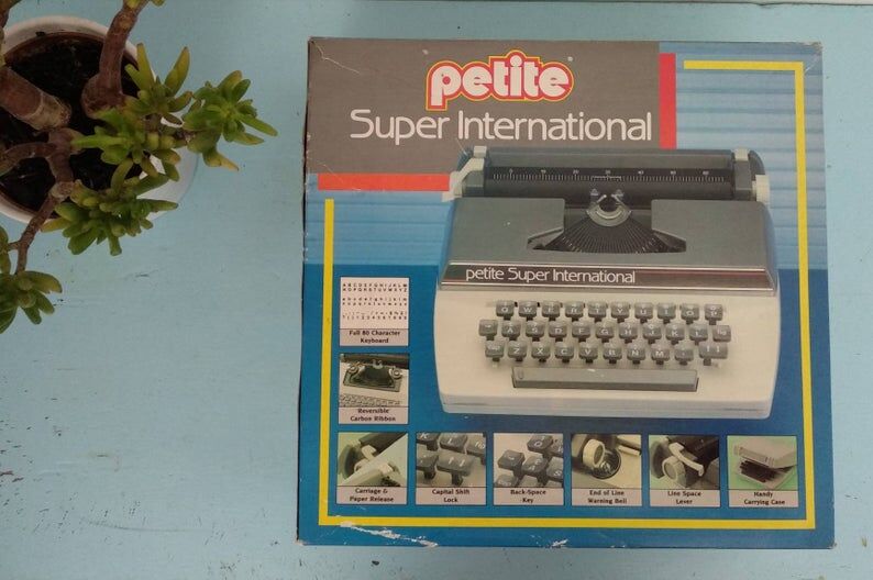 Super Petite international typewriter, made in England