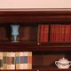Globe Wernicke Library in mahogany, consisting of 3 pieces.