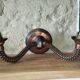Duo d’Appliques Vintage Articulées – Cuivre & Métal | Style Art déco / Indu
