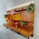 Vintage italian design modular wall unit bookcase xl