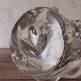 Paire de bougeoirs deux branches cristal