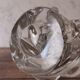 Pair of candle holders two crystal branches