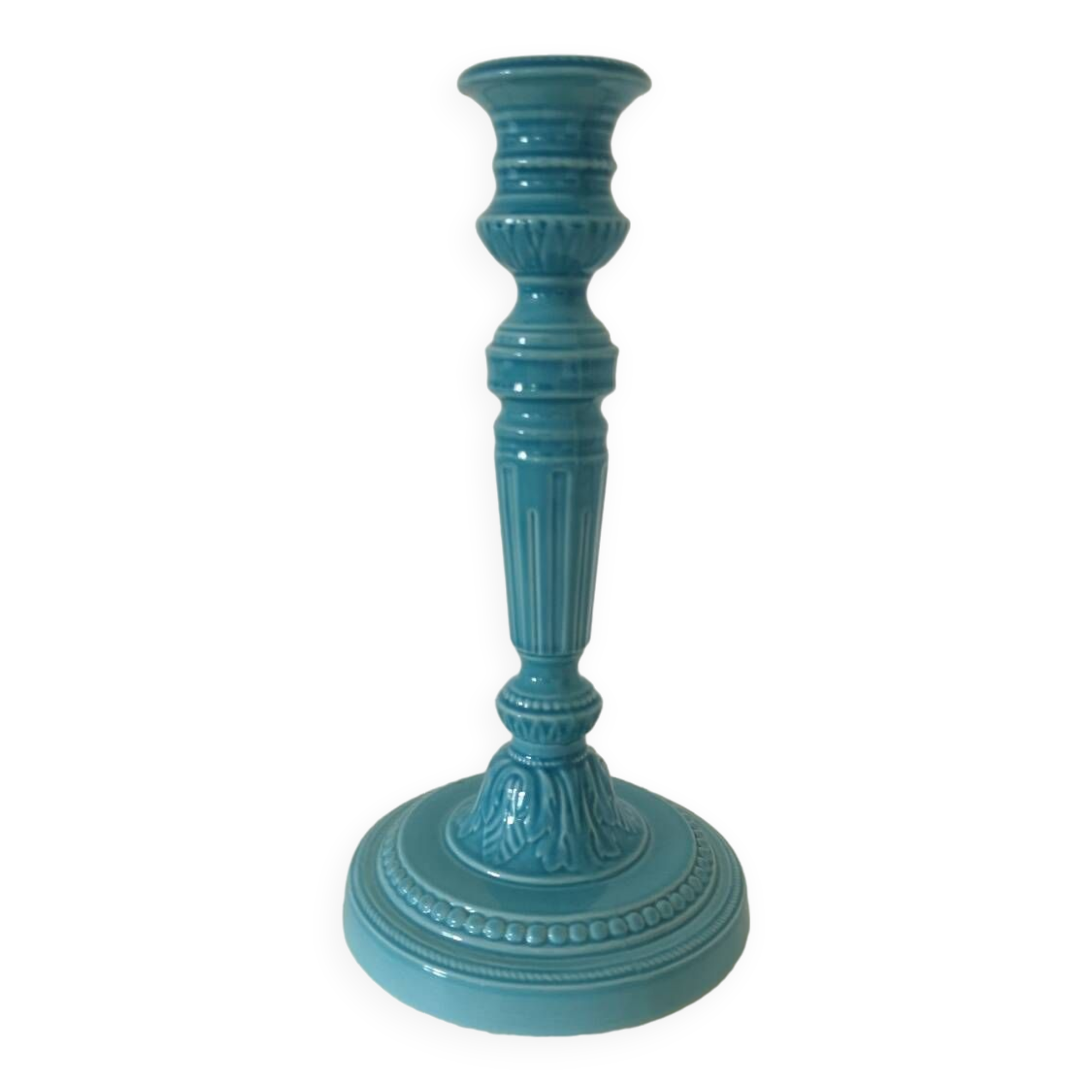 Genuine Gien candle holder.
