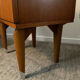 Pair of Scandinavian bedside tables from the 60s in teak