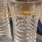 50's engraved glasses