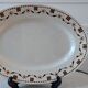 Oval dish Gien twentieth century
