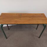 Bureau années 50 et sa chaise d'école