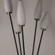 Lampadaire en métal et opaline, 1960