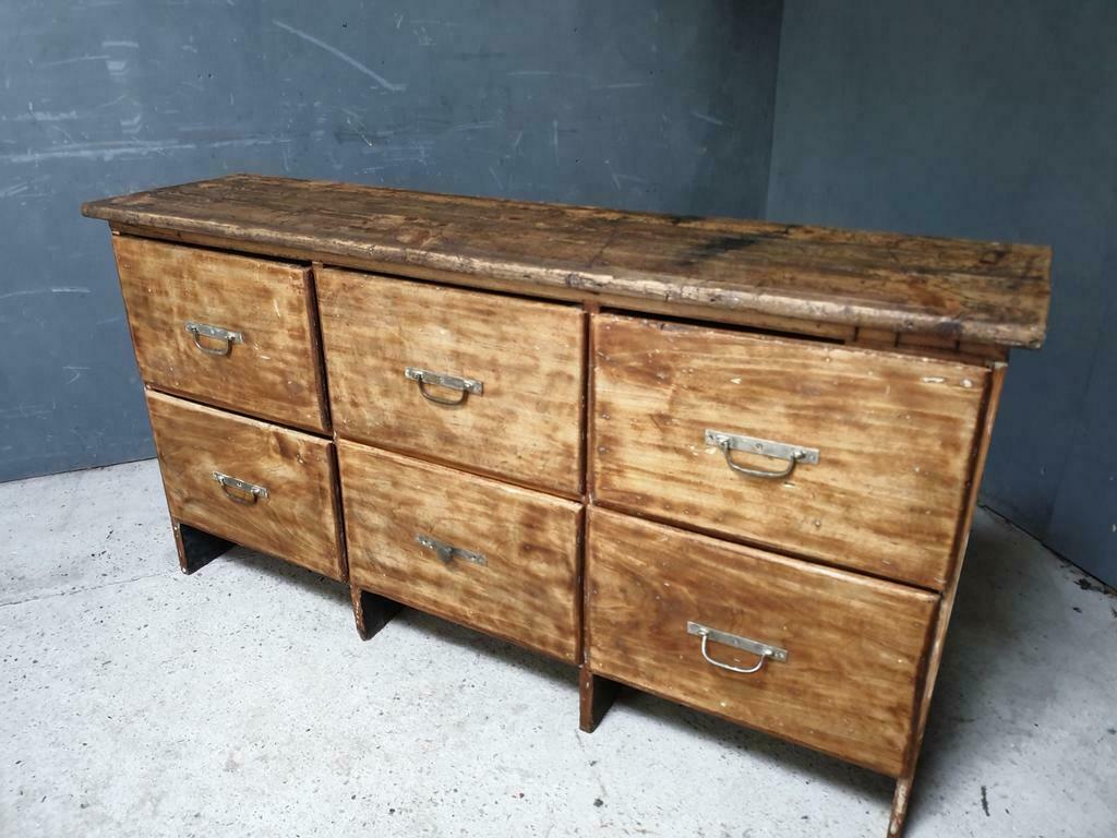 Antique chest of drawers side table 1930s